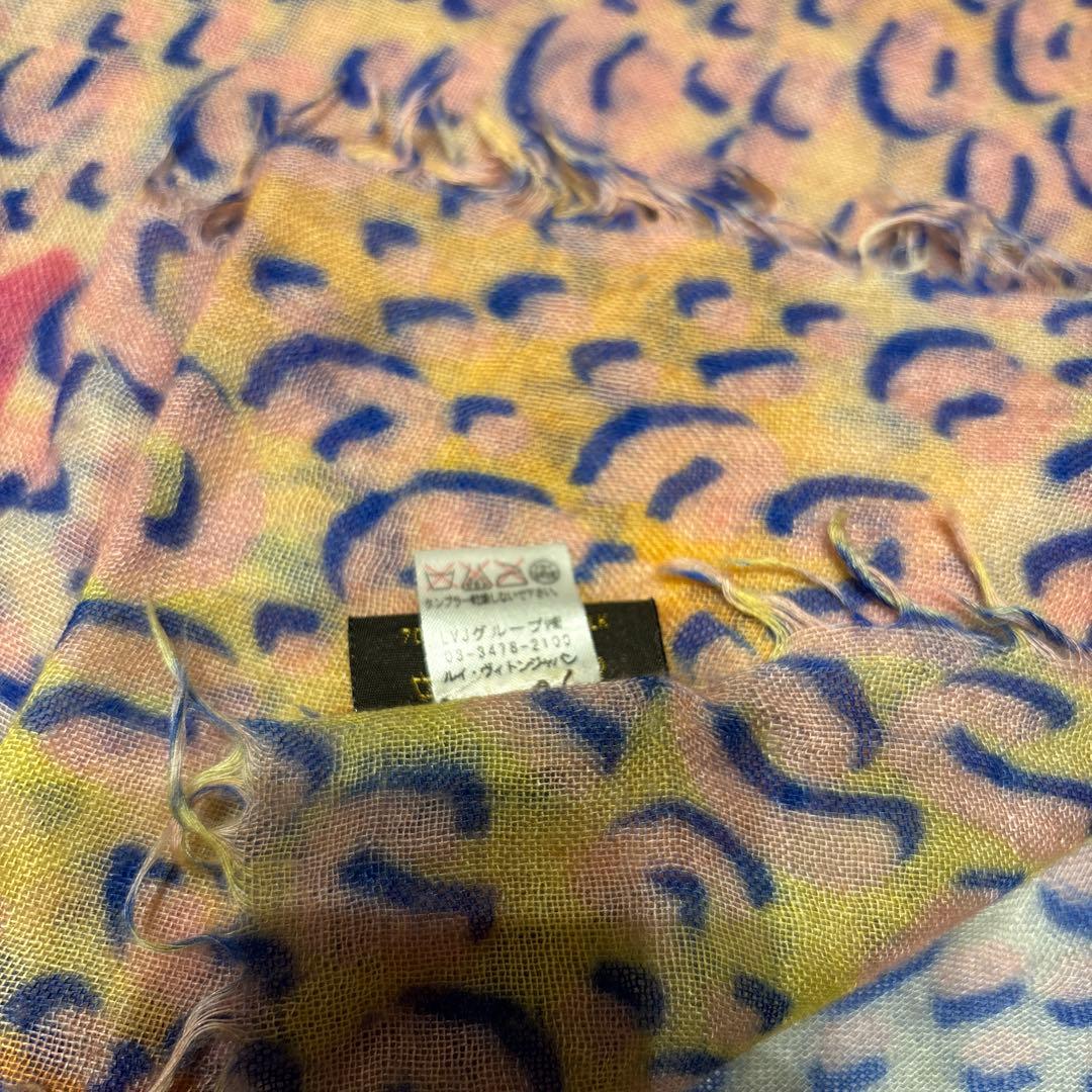 Louis Vuitton レオパード柄 ストール