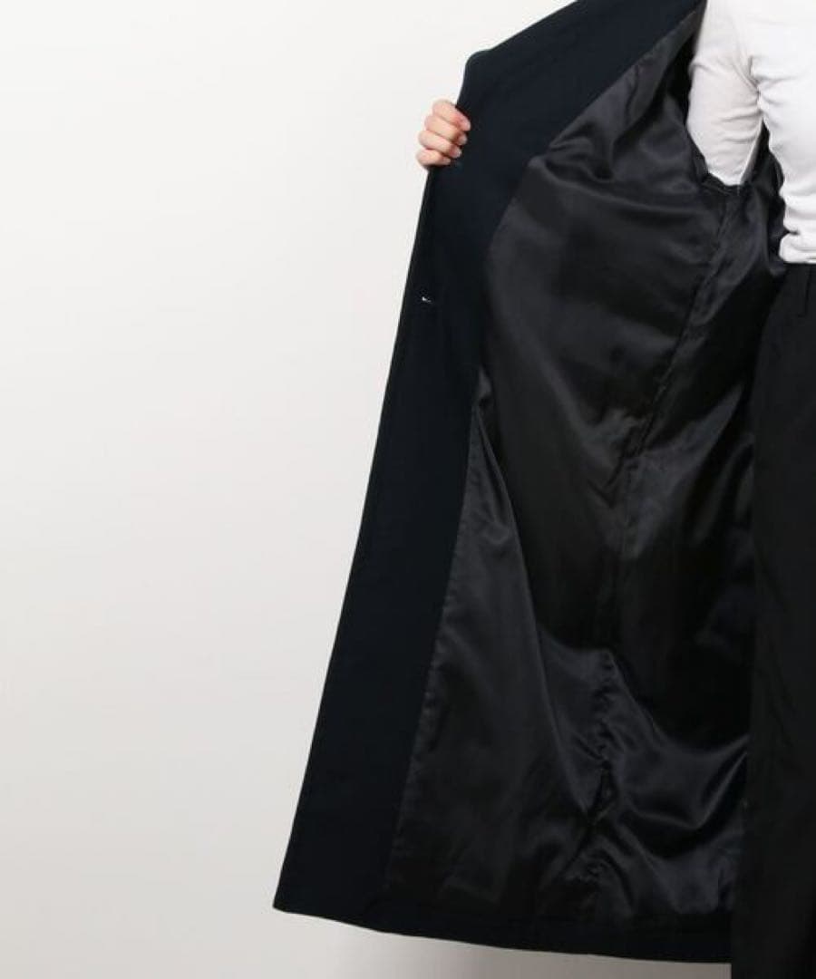 CLANE WOOL DOWN LONG COATダウンコートネイビー　クラネ