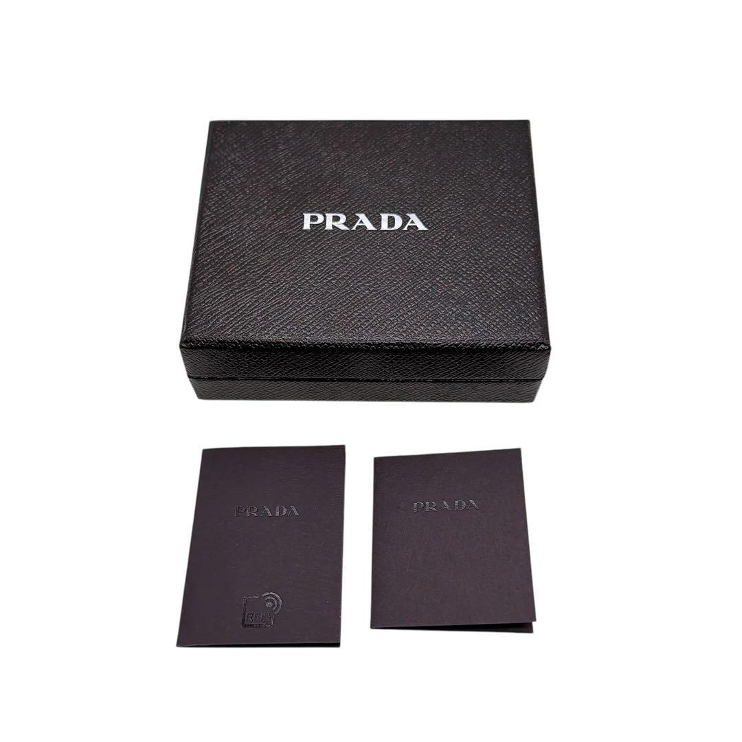 プラダ 1MH021 サフィアーノ 三つ折り財布 PRADA 美品 早い者勝ち
