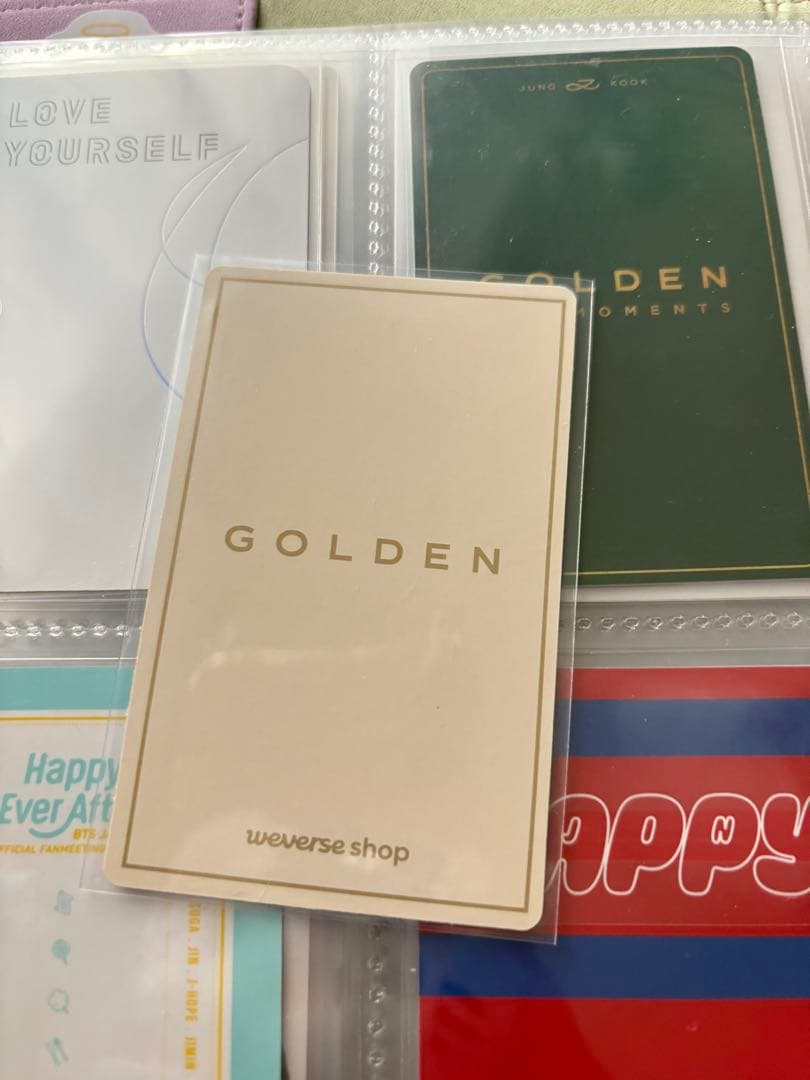 JUNG KOOK GOLDEN weverse特典 トレカ グク ラキドロ