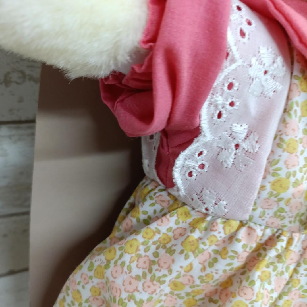 L404 ドリームランドからの贈りもの うさぎぬいぐるみ 昭和レトロ うさぎさん