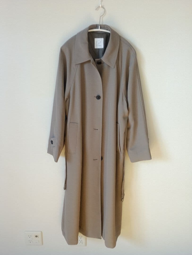 crewre クルーレ　ドレープステンカラーコート