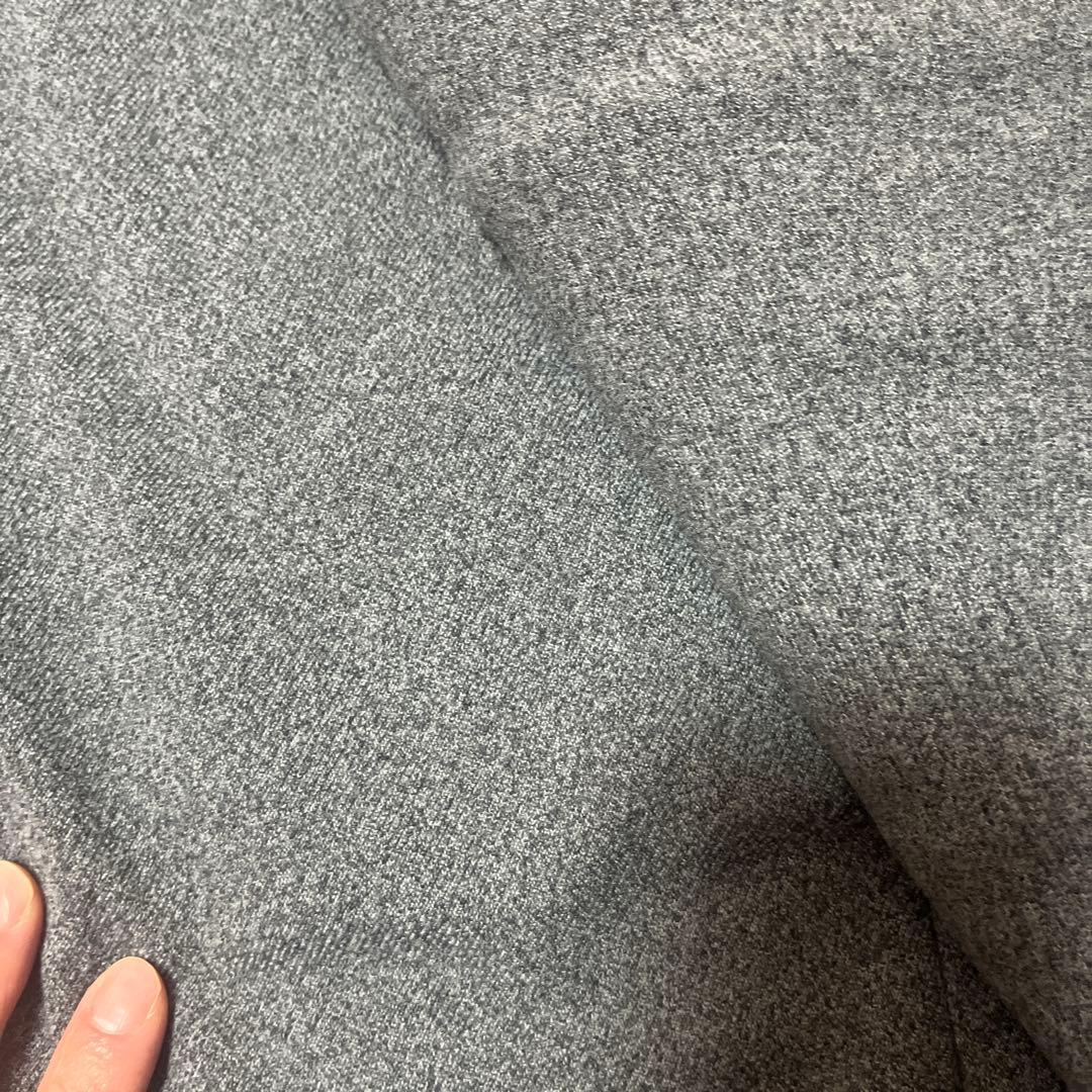ジャクソンマティス　グレー系チェック柄ダッフルコート