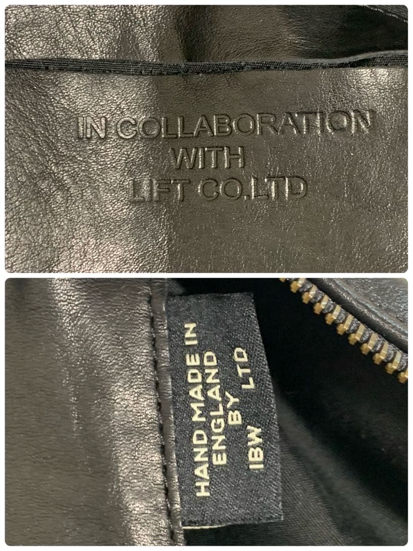極美品 JAS M.B. x LIFTコラボ 2way　ボストンバッグ 別注 黒