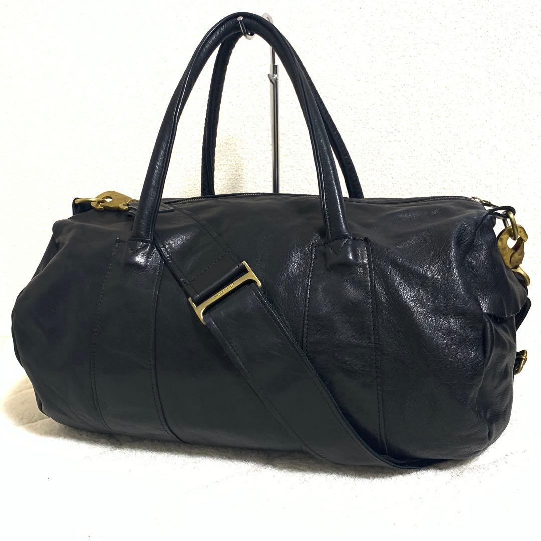 極美品 JAS M.B. x LIFTコラボ 2way　ボストンバッグ 別注 黒