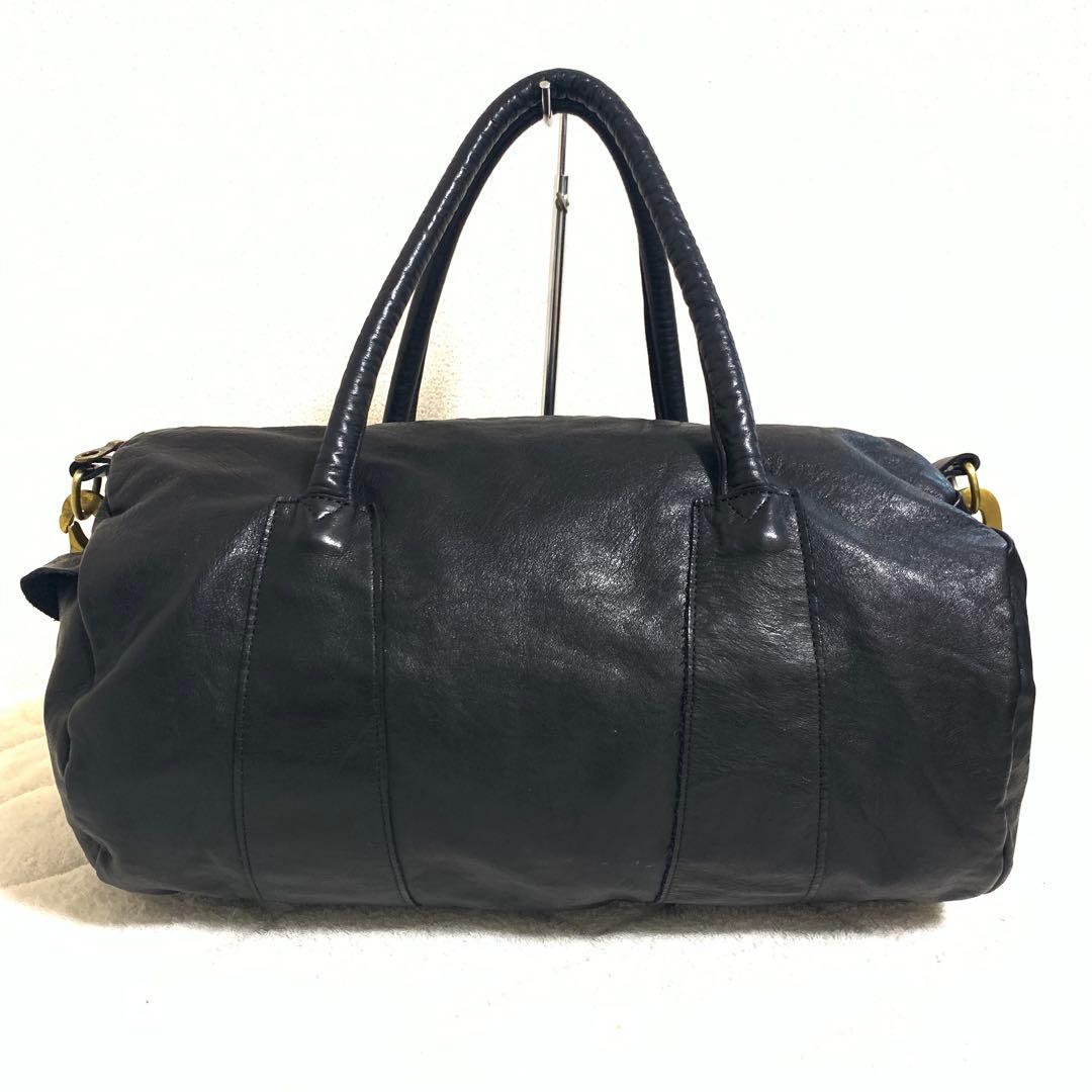極美品 JAS M.B. x LIFTコラボ 2way　ボストンバッグ 別注 黒