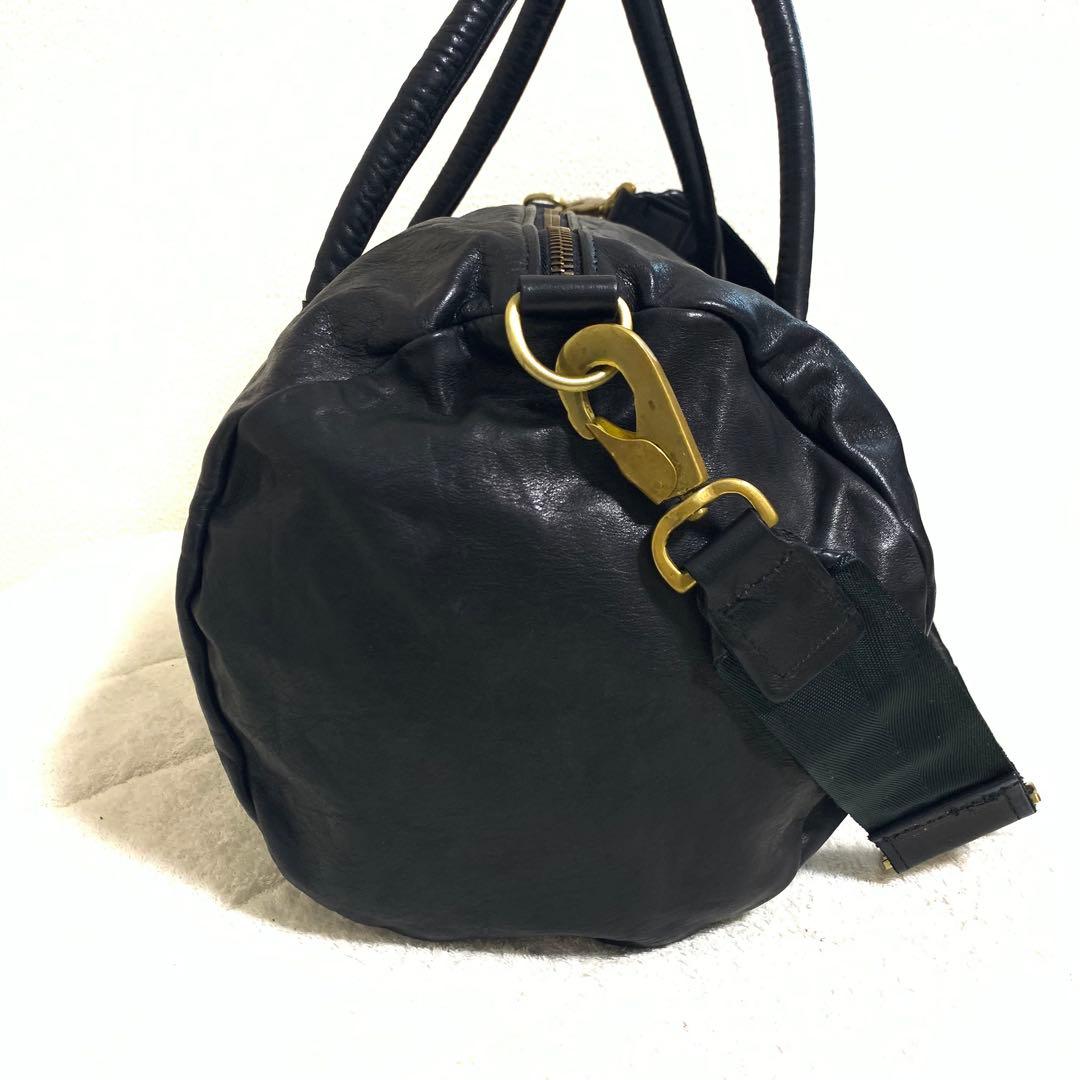 極美品 JAS M.B. x LIFTコラボ 2way　ボストンバッグ 別注 黒