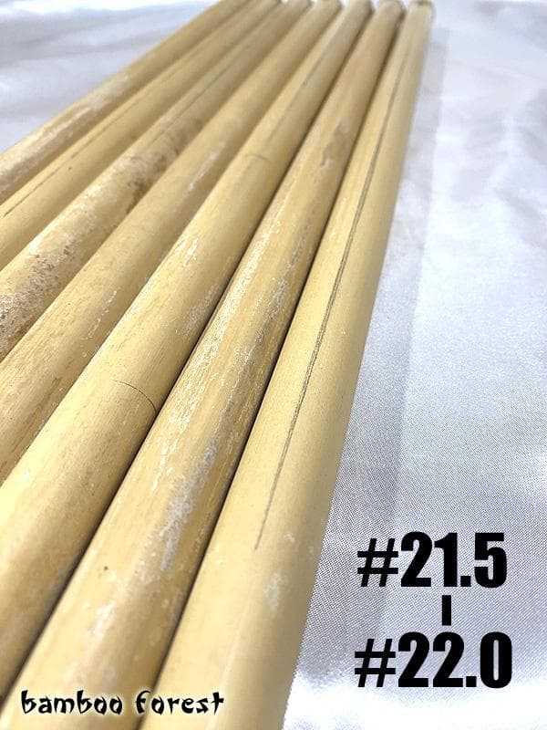 篠竹／女竹 篠笛／横笛素材 21.5~22.0mm②