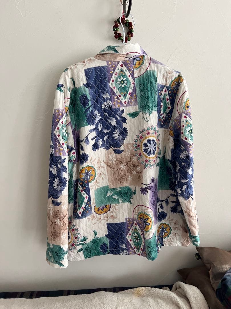 ALFRED DUNNER ジャケット　コート　シルク　ヴィンテージ