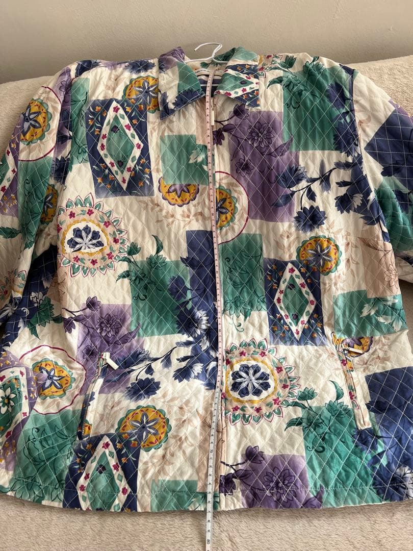 ALFRED DUNNER ジャケット　コート　シルク　ヴィンテージ