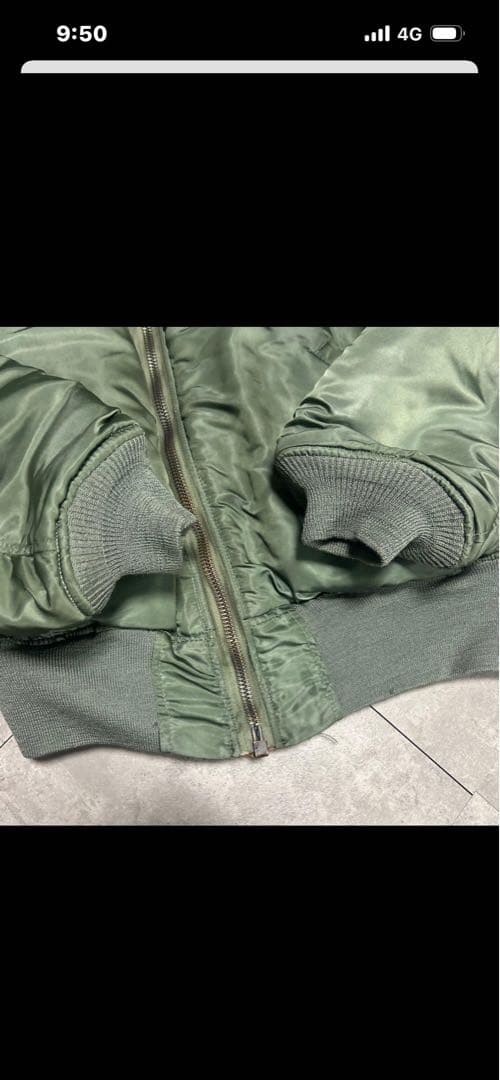 60s ビンテージ BIG size米軍実物 MA-1 フライトジャケット　XL