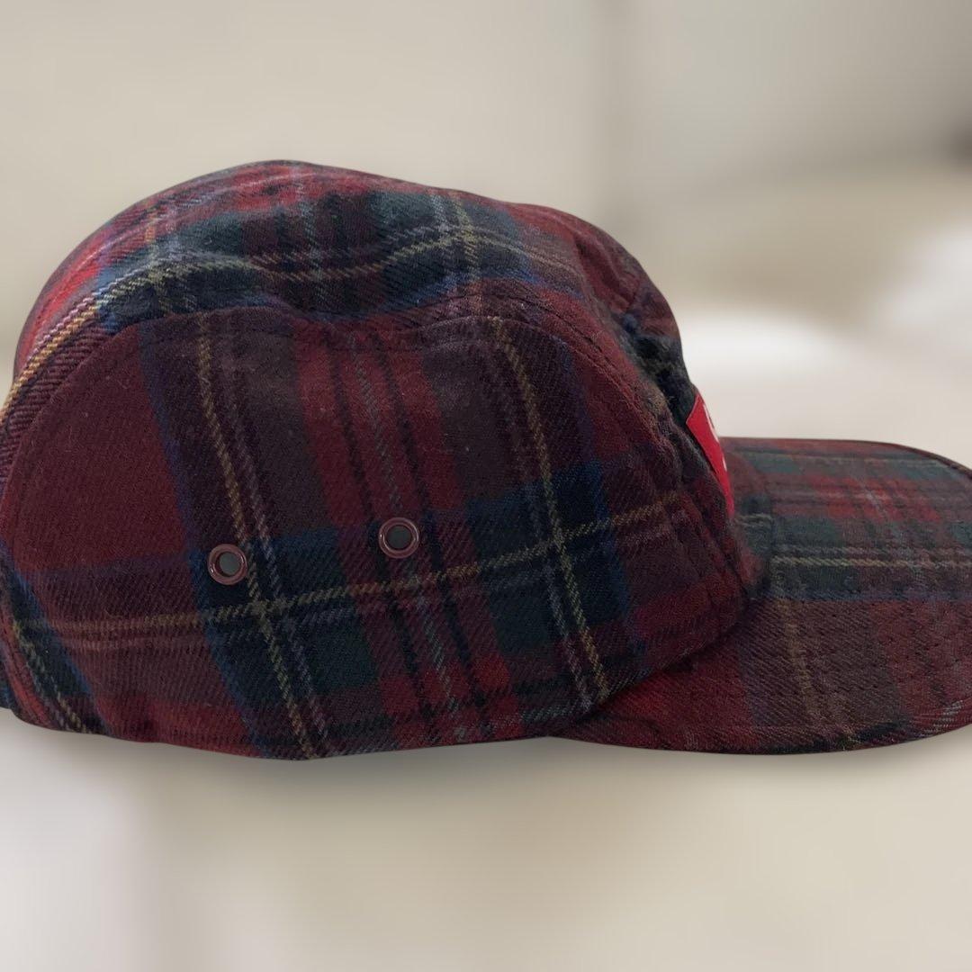Supreme チェック柄キャップ