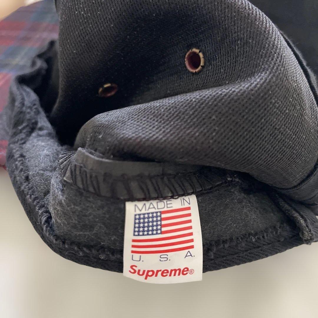 Supreme チェック柄キャップ