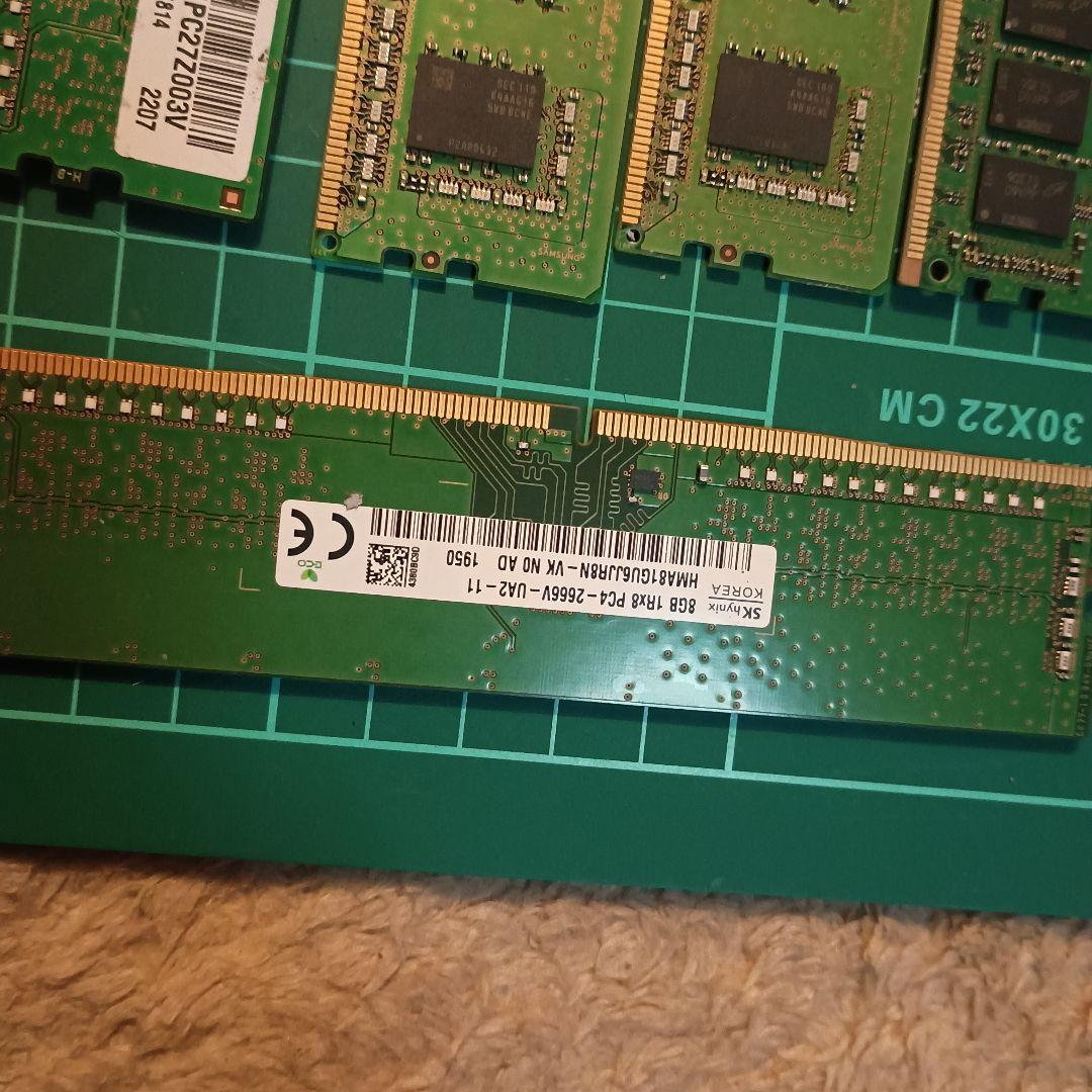 DDR4 8GB メモリ 10枚セット+1