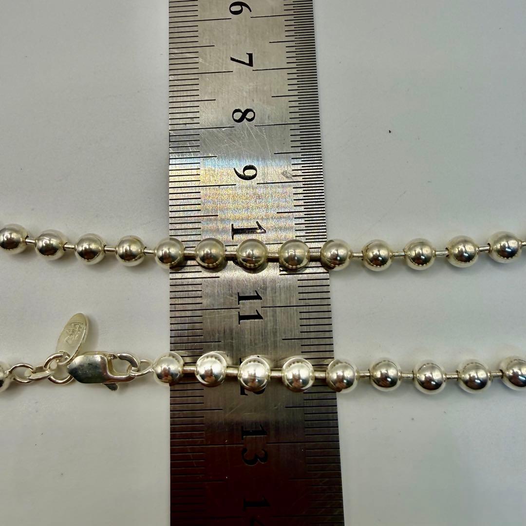 美品　SAAD シルバー925ボールチェーン　シルバー925 31.78g
