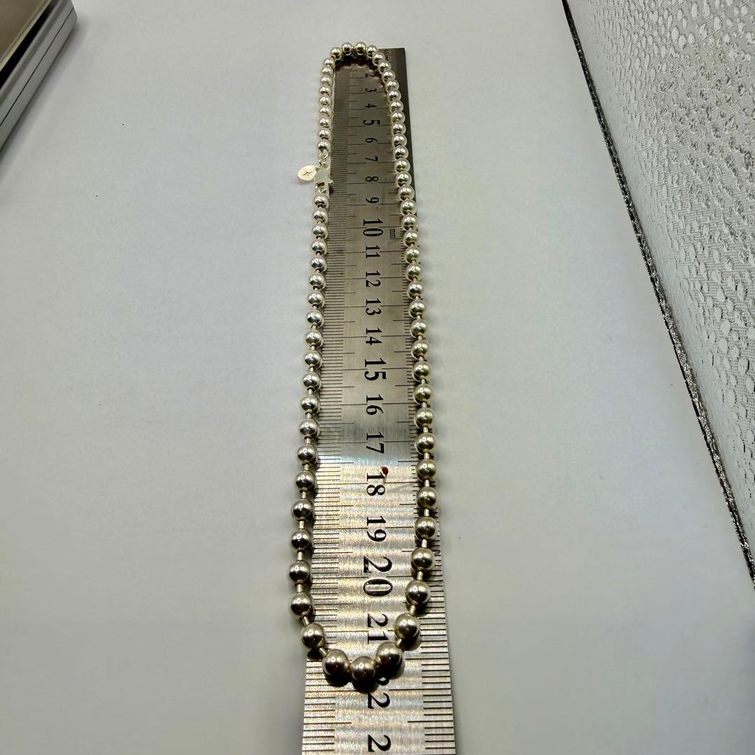 美品　SAAD シルバー925ボールチェーン　シルバー925 31.78g