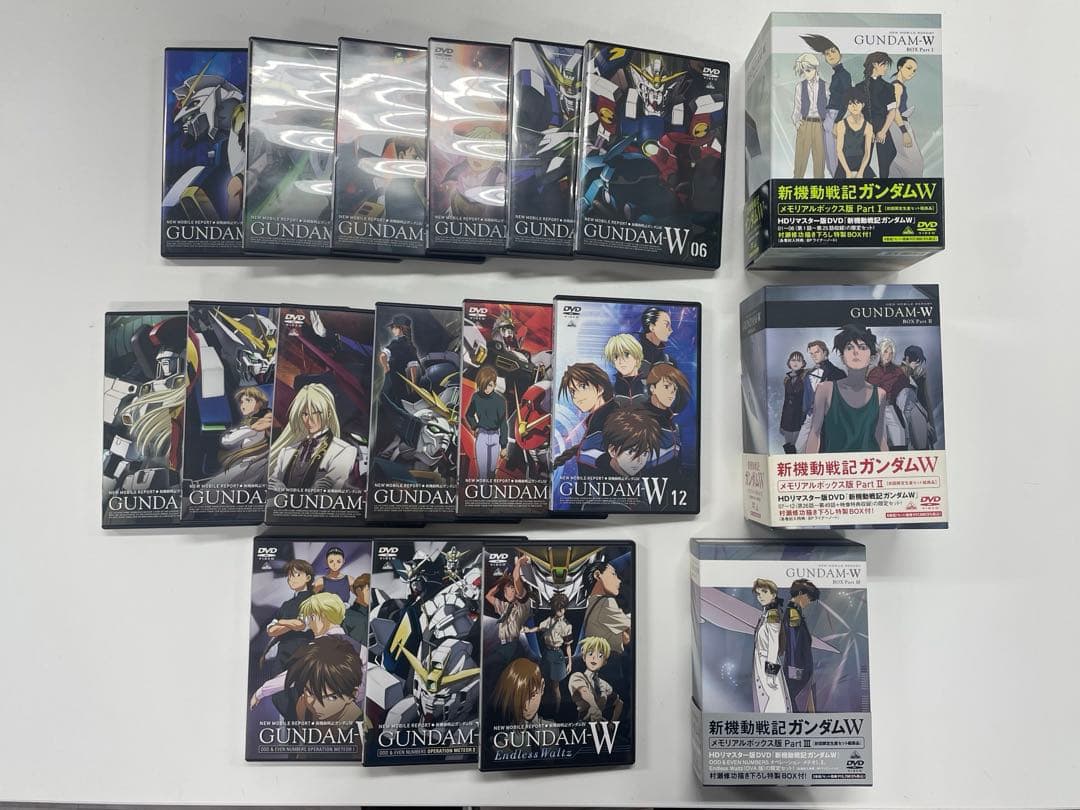 「新機動戦記ガンダムW メモリアルボックス版 〈初回限定生産・15枚組〉」