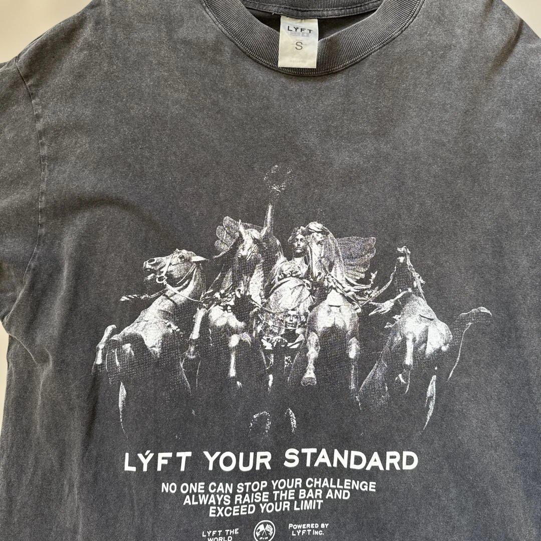 しょん 　LYFT グラフィックTシャツ サイズS ブラック