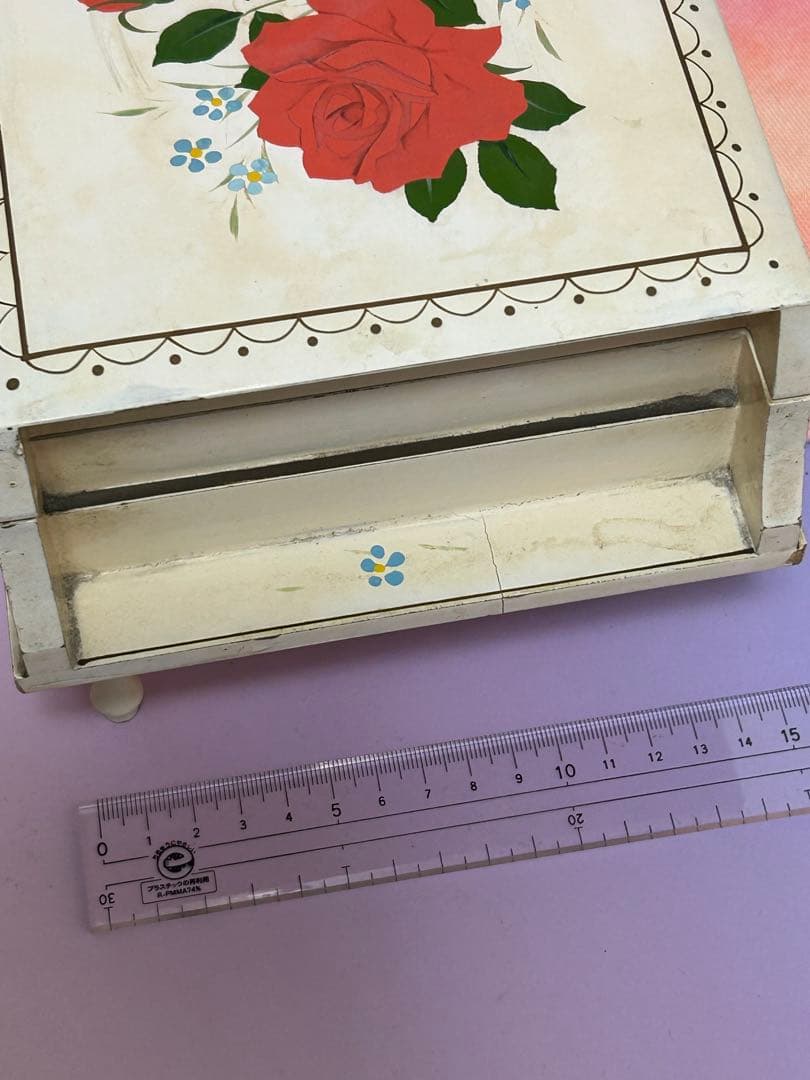 里帰り品　昭和レトロ　ピアノ型　オルゴール　ビンテージ　宇山あゆみ　別れの曲