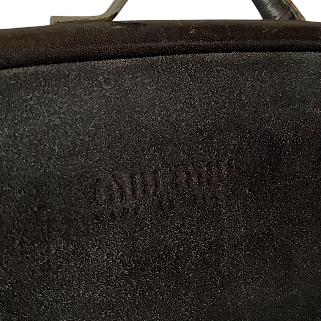バッグ 00s miumiu archive leather boston bag