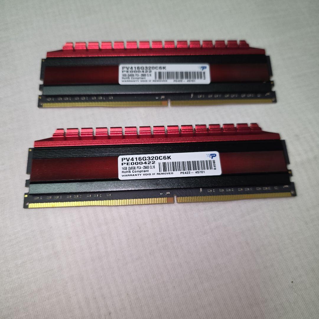 Patriot 16GB DDR4-3200 メモリ 8GB 2枚組
