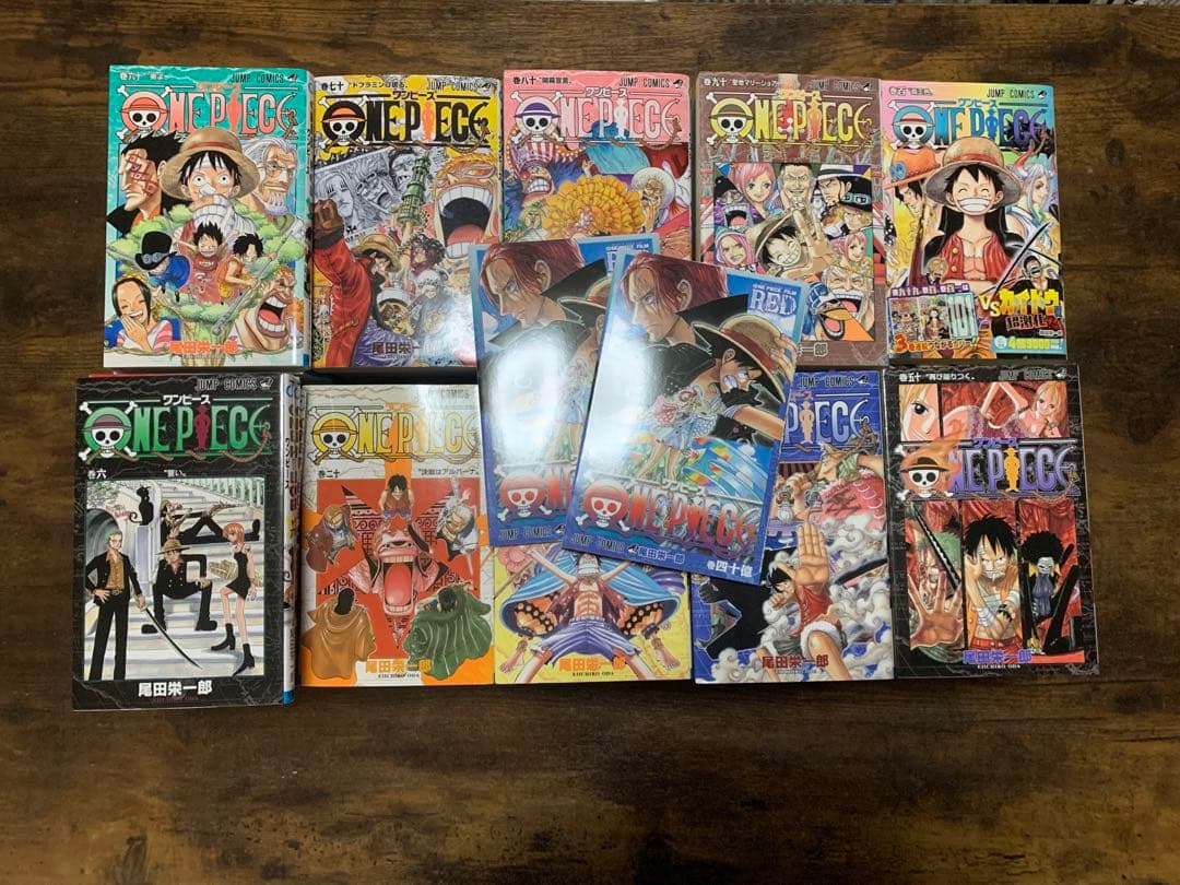 ワンピース 漫画 6巻から107巻＋RED 2冊
