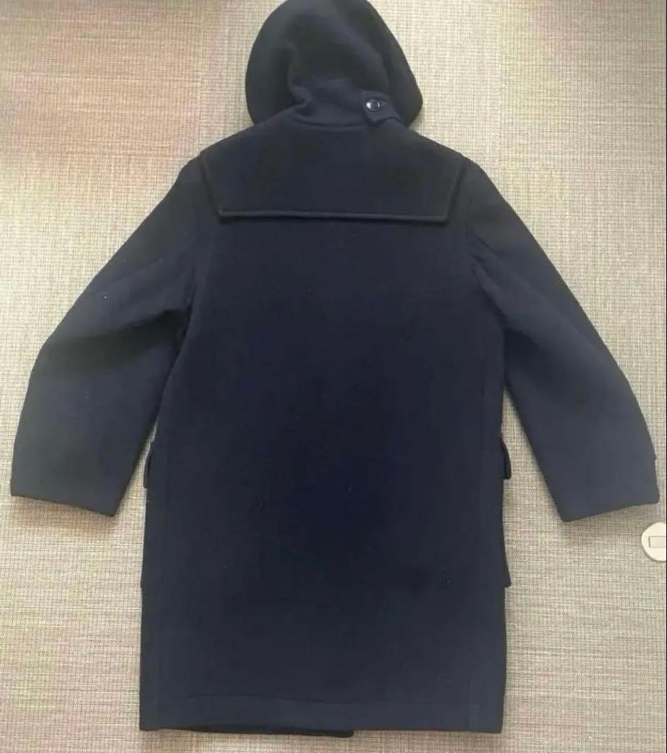 ※90s 英国製 Gloverall ダッフルコート ロング丈 裏地チェック柄