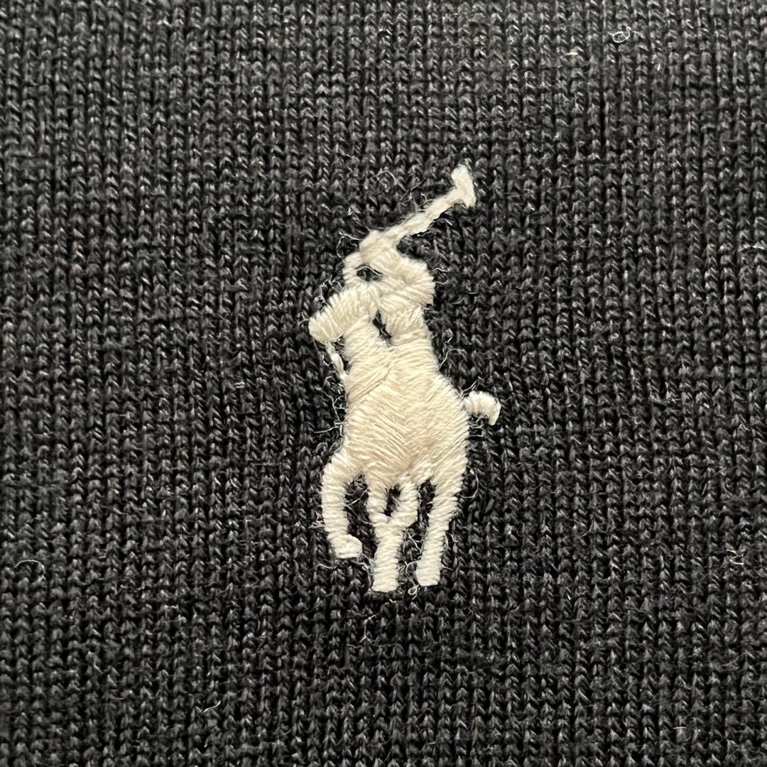 新品未使用✨ラルフローレン ピマコットン カーディガン　ポニー刺繍 QRタグ
