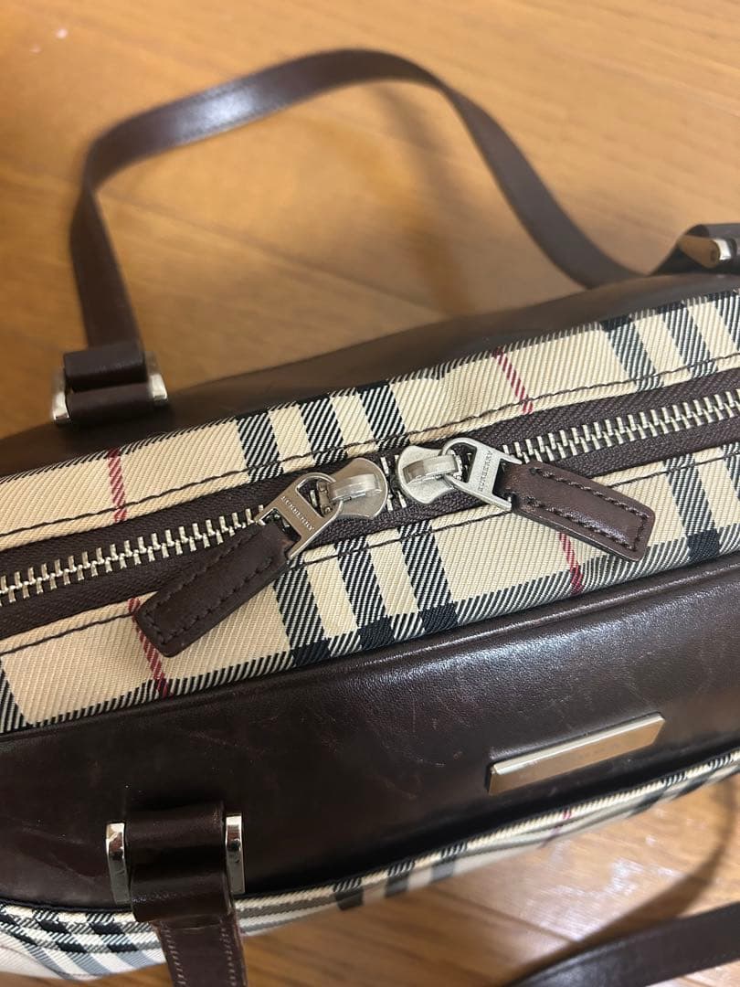 【希少】BURBERRY ミニボストン　ショルダーバッグ