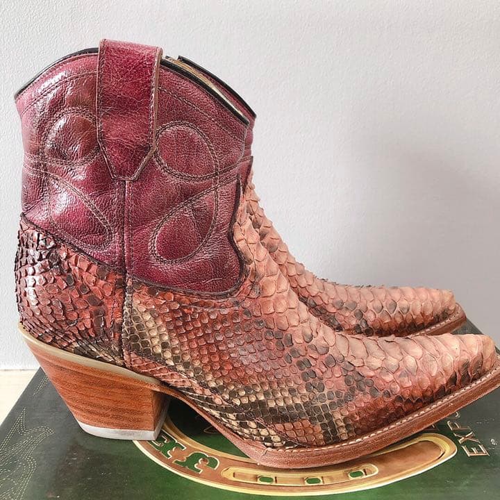 【美品】BOTAS JE-VER　ウエスタンショートブーツ