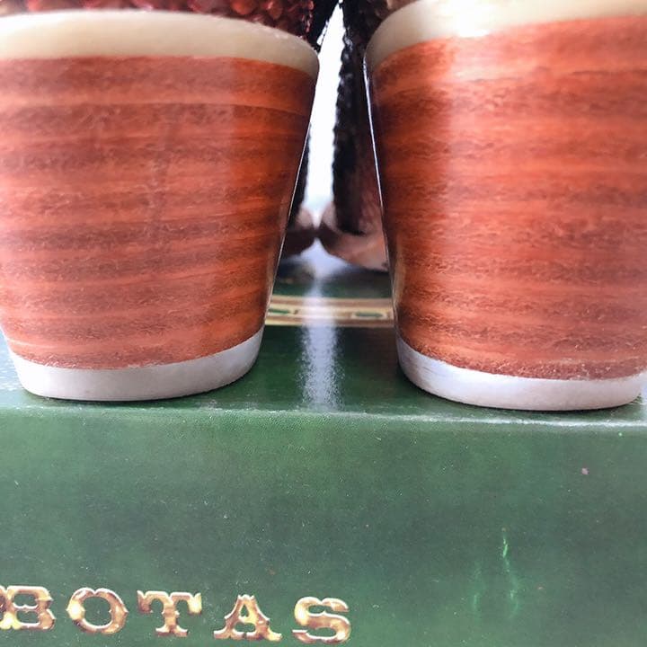 【美品】BOTAS JE-VER　ウエスタンショートブーツ