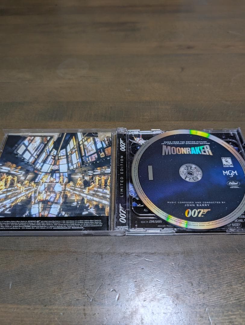「007ムーンレイカー」オリジナルサウンドトラック 限定版 CD