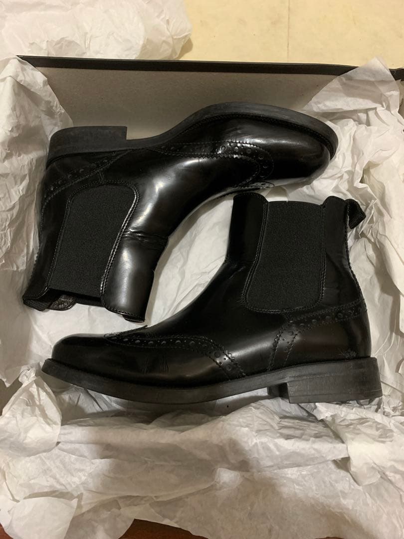 BARNEYS NEW YORK サイドゴアブーツ 37 ハーフブーツ