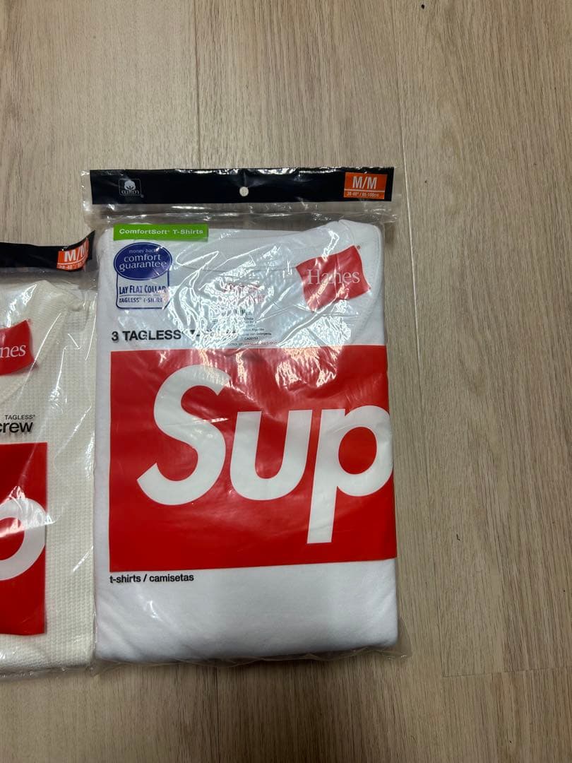 【新品・未使用】Supreme/Hanes Thermal Crew / Ｍ
