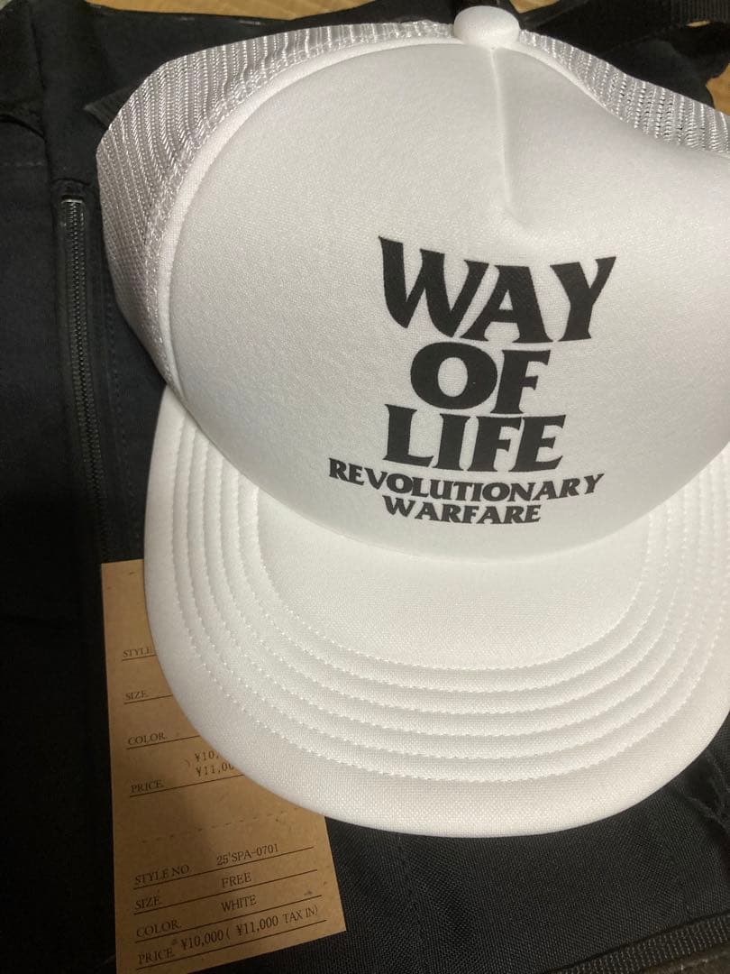 WAY OF LIFE トラッカーキャップ　RATS メッシュキャップ