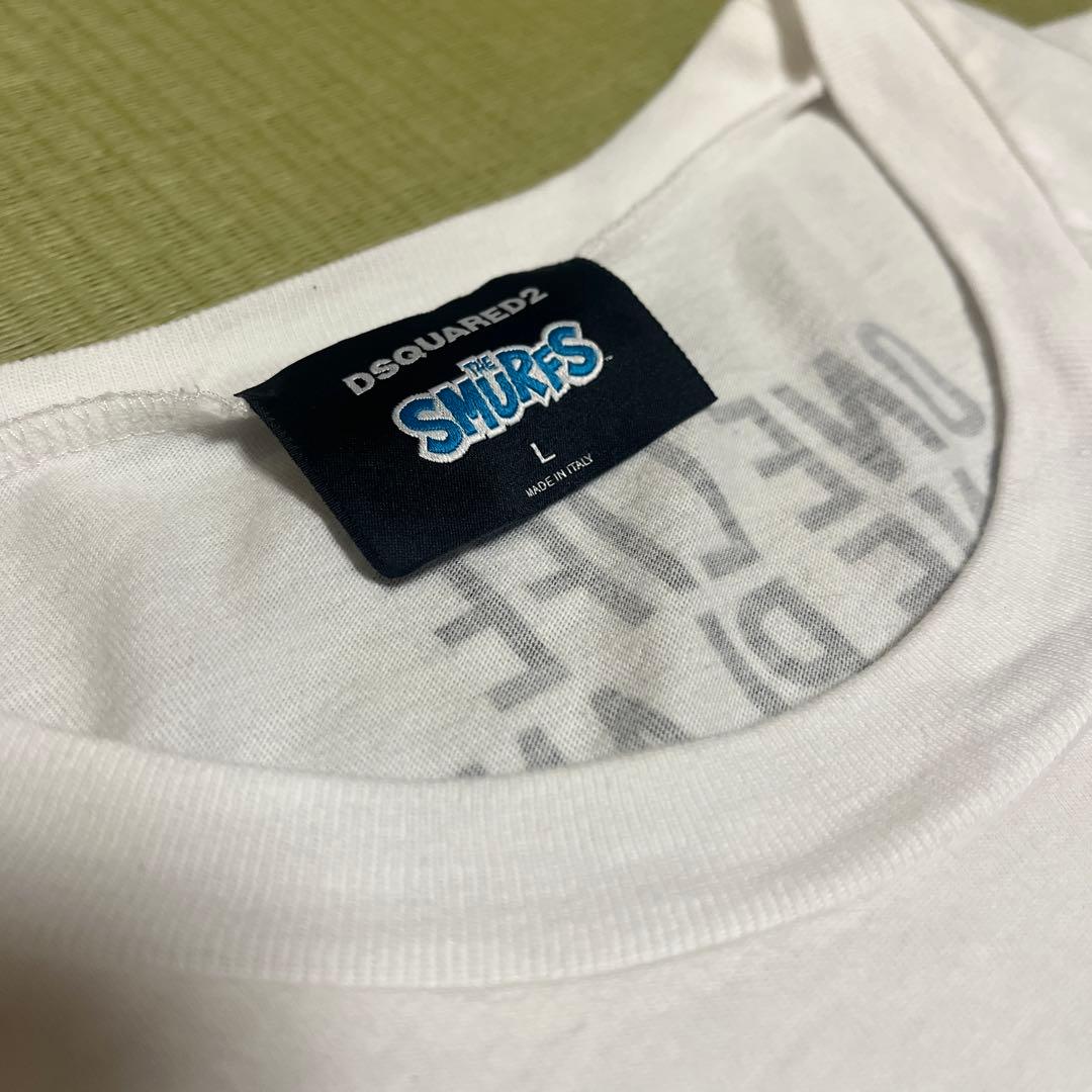 DSQUARED2 スモーフ スマーコラボフ Tシャツ Lサイズ