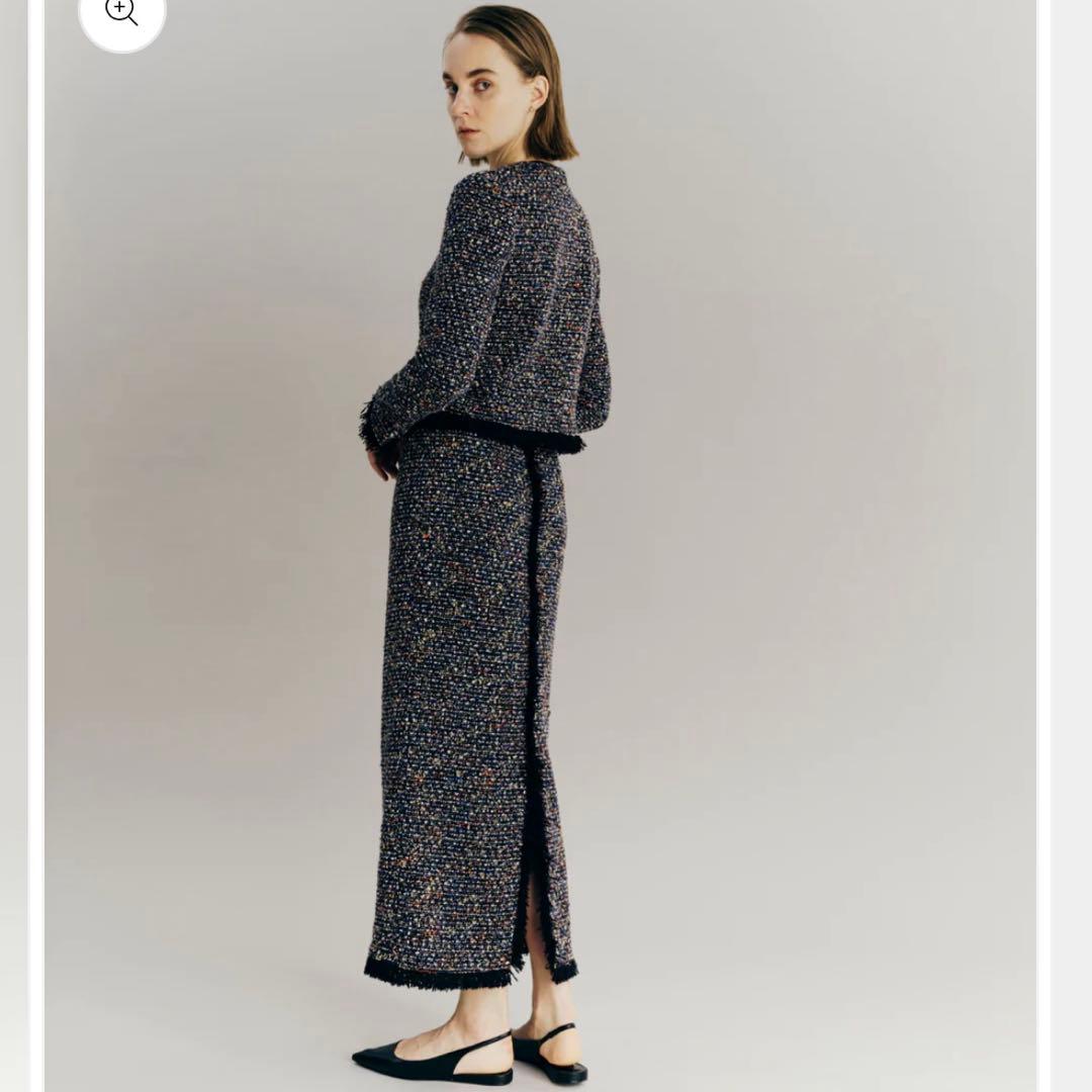 スカート Mix tweed Pencil skirt