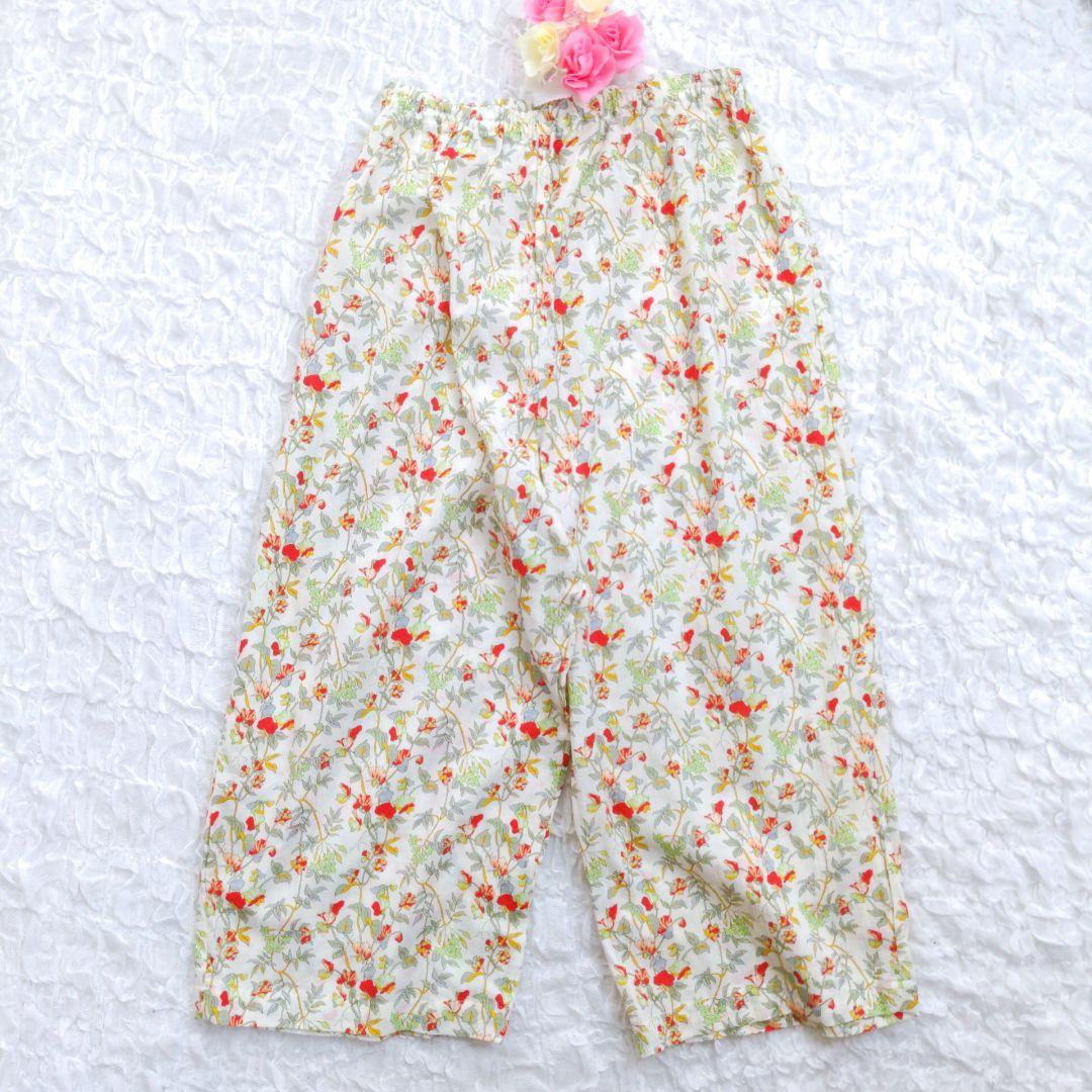 【美品】Amour LIBERTY fabric　ルームウェア　パジャマ　半袖