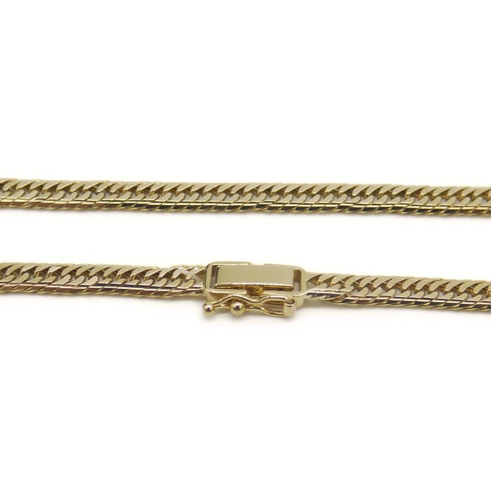 20g K18 喜平14面トリプルネックレス 18金 チェーン Y05005