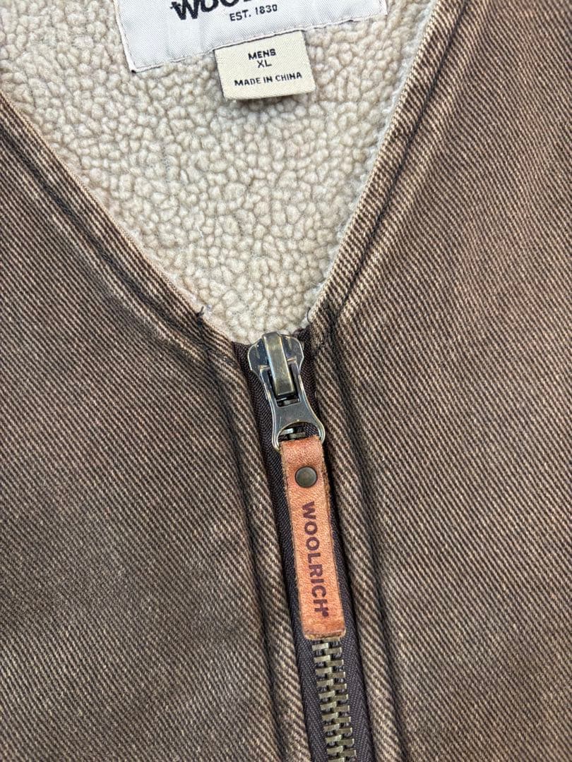 WOOLRICH ウールリッチ 裏地ボア　ダック地　ベスト