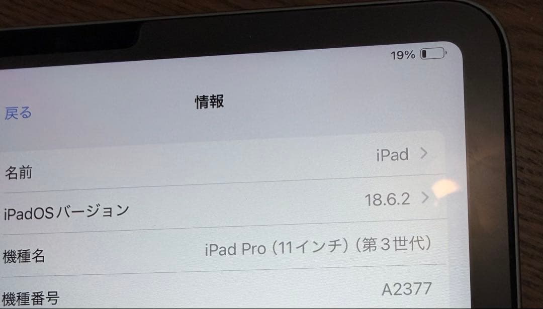 iPad Pro 11インチ 第３世代 256GB
