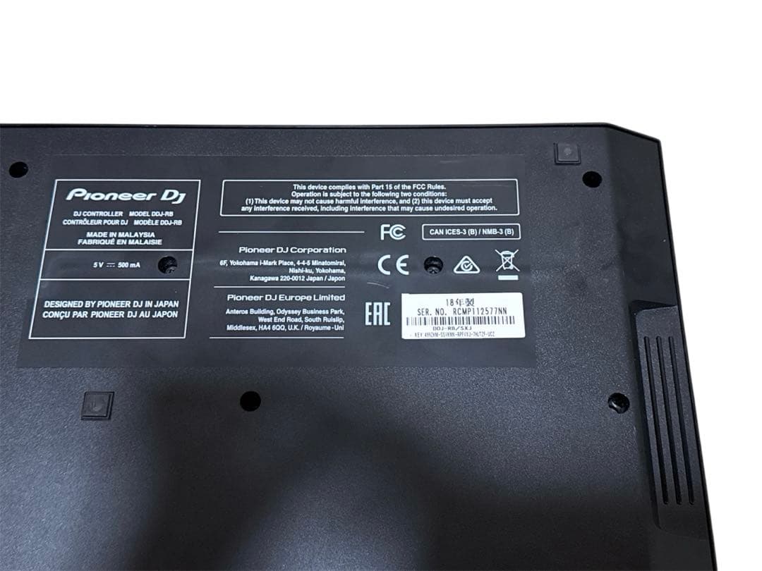 Pioneer DJ DDJ-RB DJコントローラー 通電確認済み 動作未確認