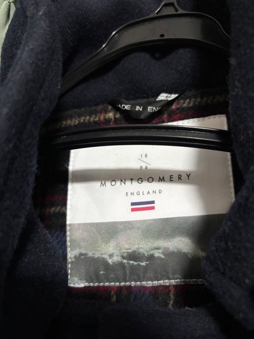 【最終値下げ】MONTGOMERY ネイビー ダッフルコート　イングランド製
