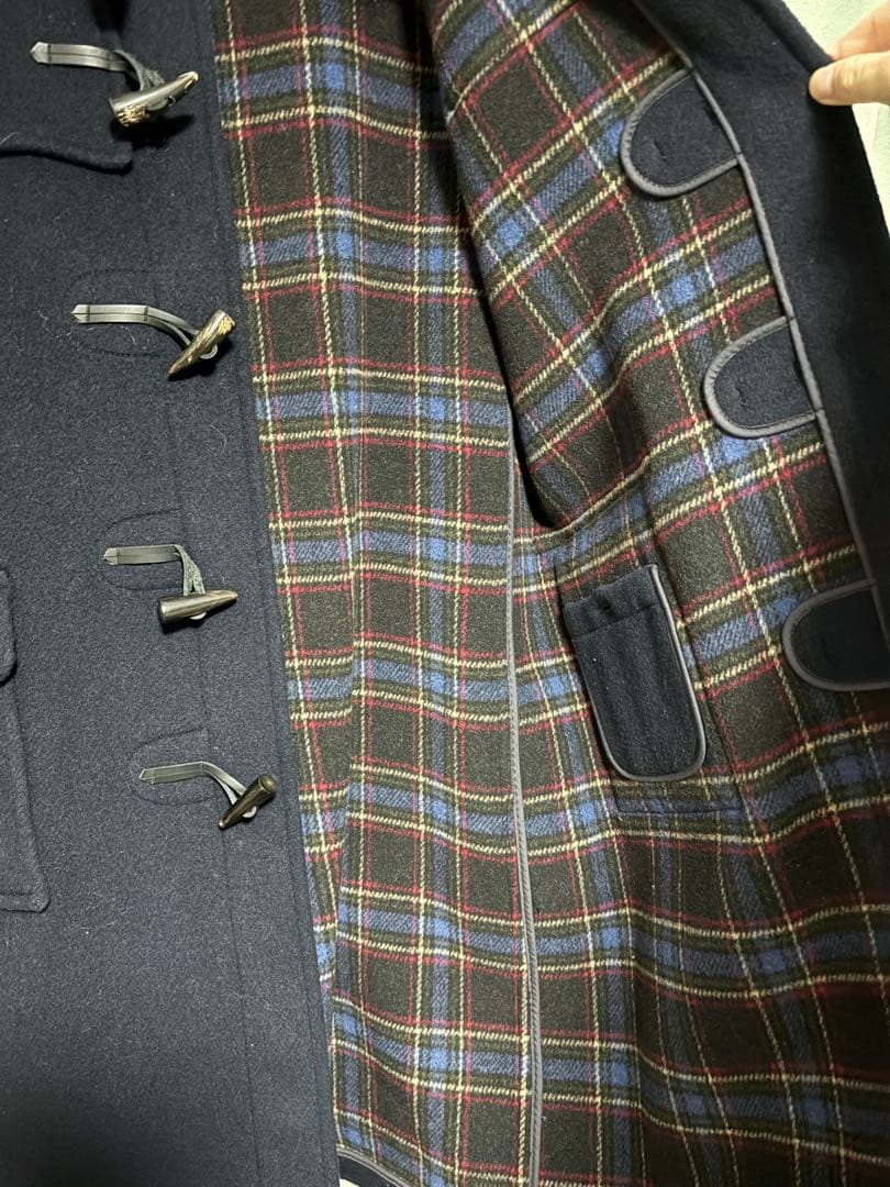 【最終値下げ】MONTGOMERY ネイビー ダッフルコート　イングランド製