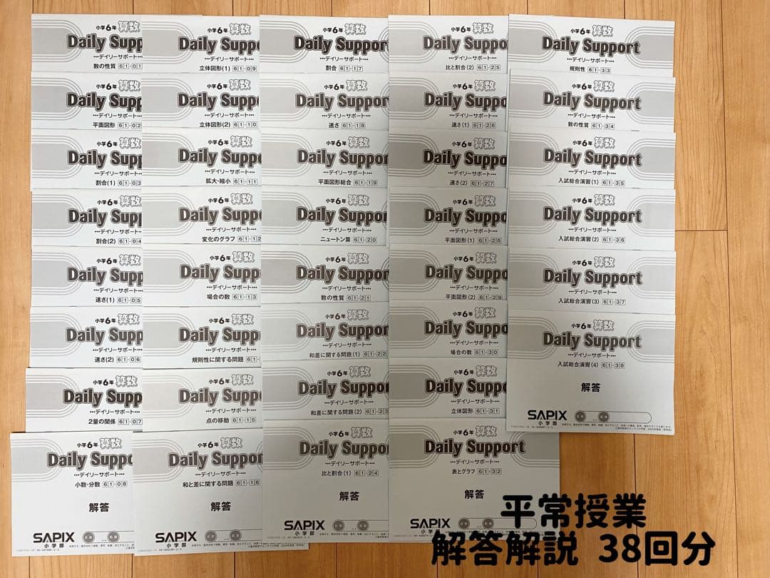 【小6】Sapixサピックス算数デイリーサポート