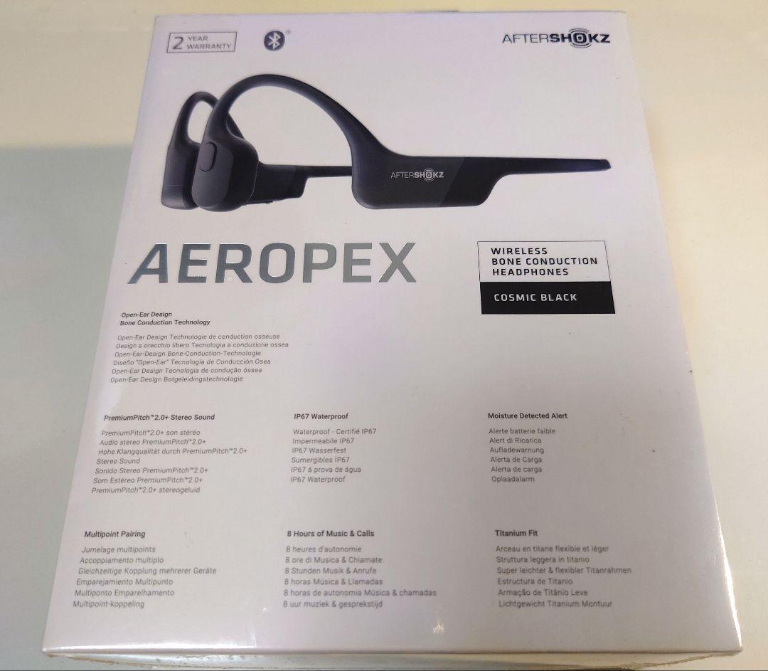 AFTERSHOKZ AEROPEX 骨伝導イヤホン COSMIC BLACK