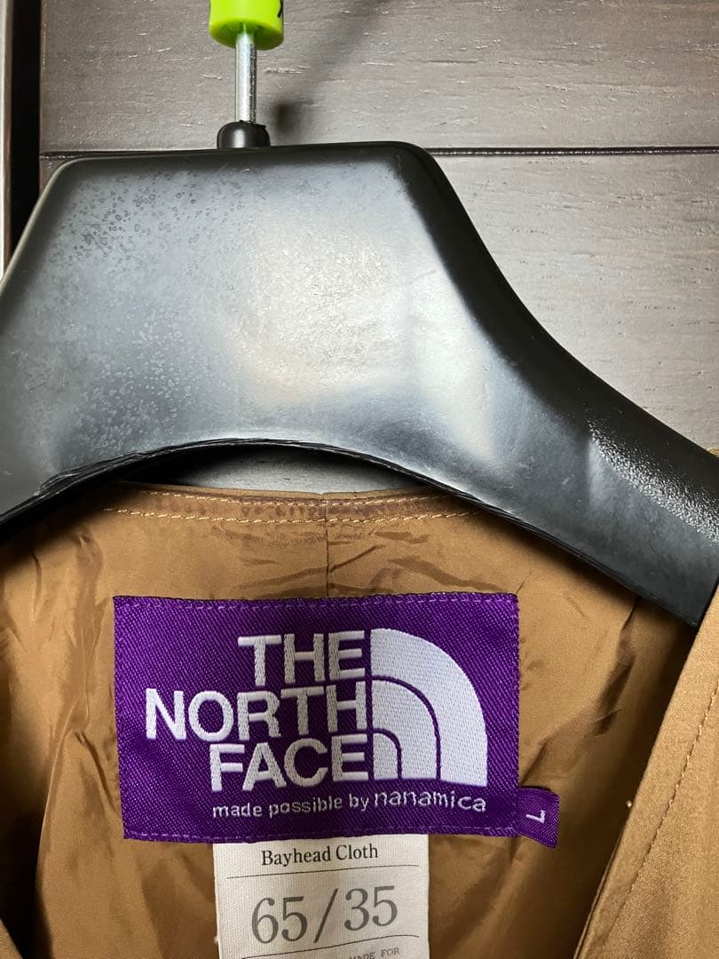 【500円値下】north face purple labelノーカラーブルゾン