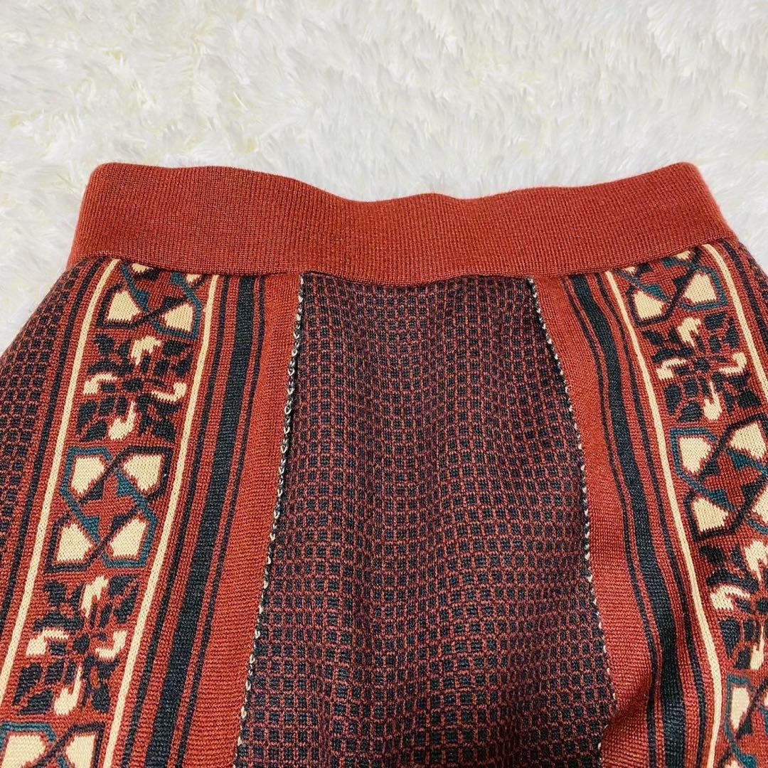 完売品☆ TANタン 日本製 ロングスカート　ニットパンツ ブラウン系 美品