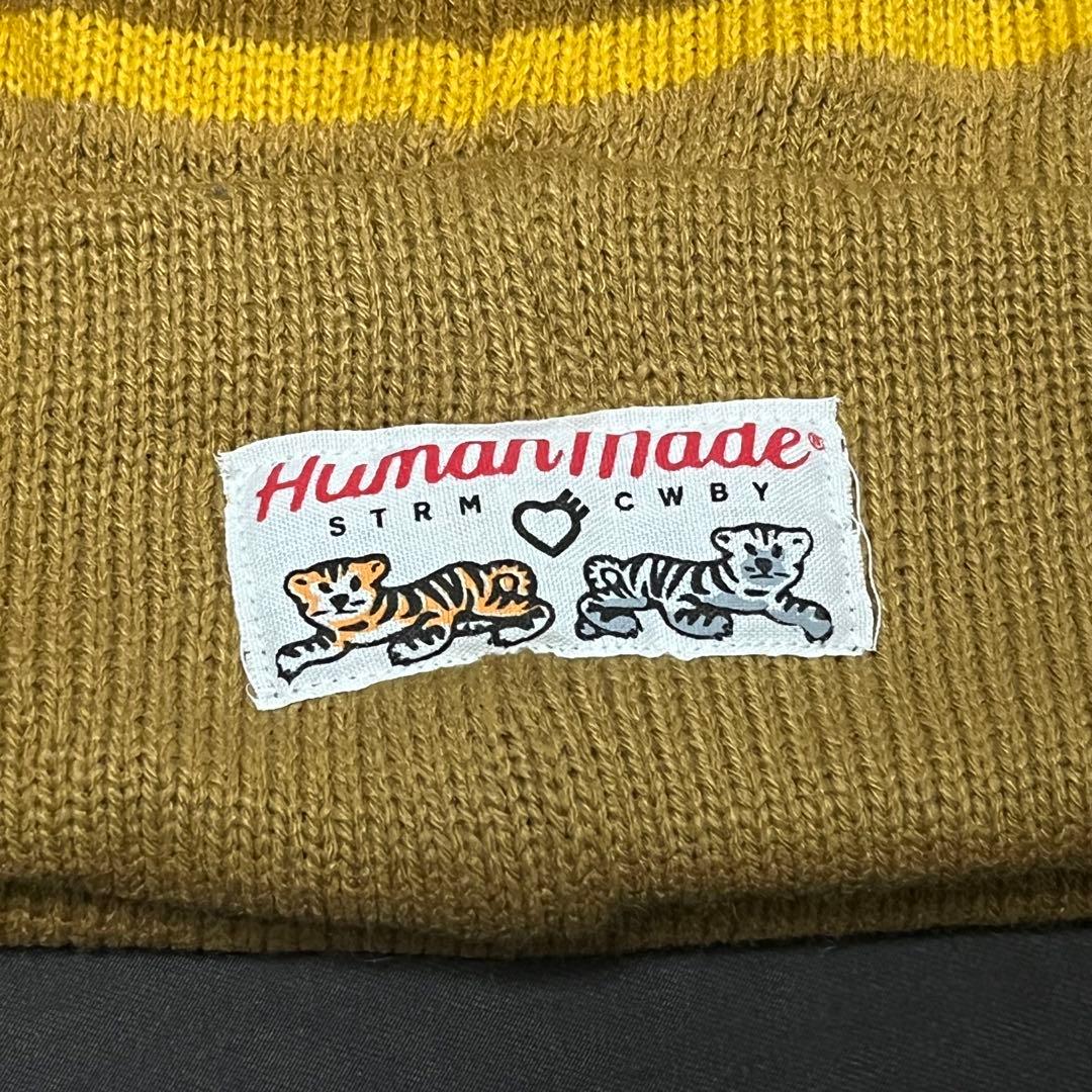 HUMAN MADE ポンポン ニット帽 ニットキャップ ロゴ