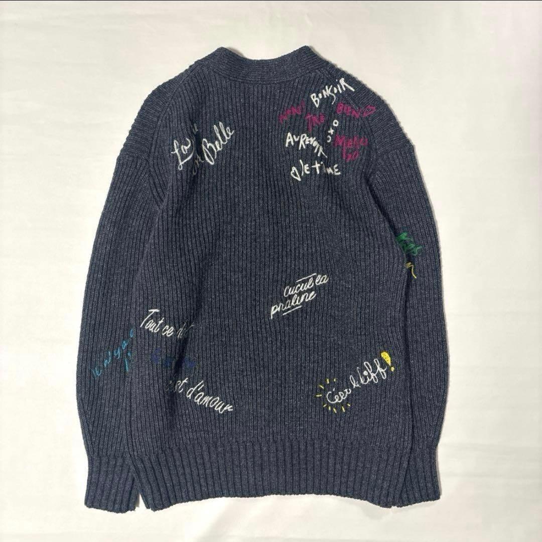のり様　LOUNGEDRESS ラウンジドレス　ロゴ刺繍カーディガン
